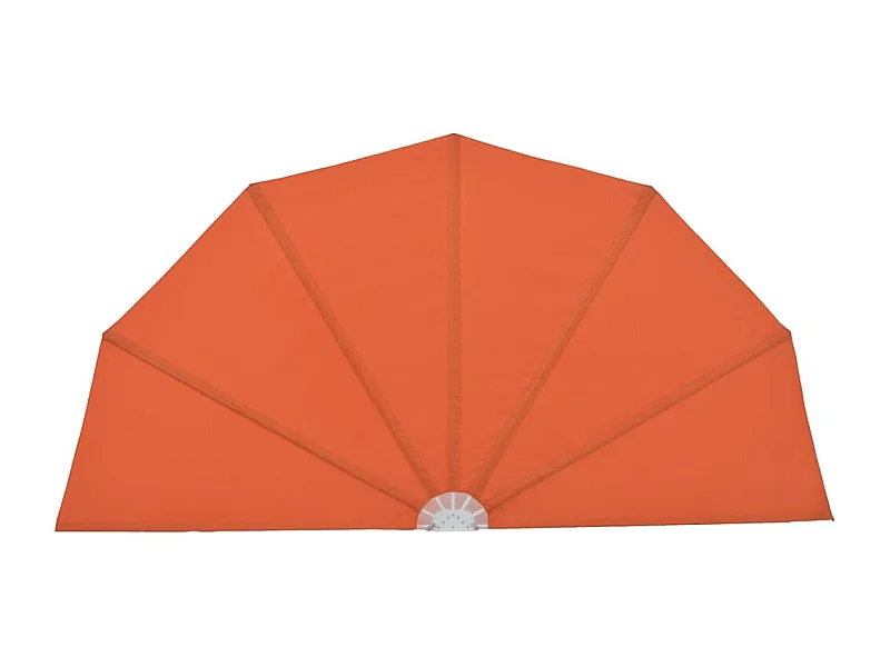 Auvent latéral pliable de terrasse Terre cuite 160cm