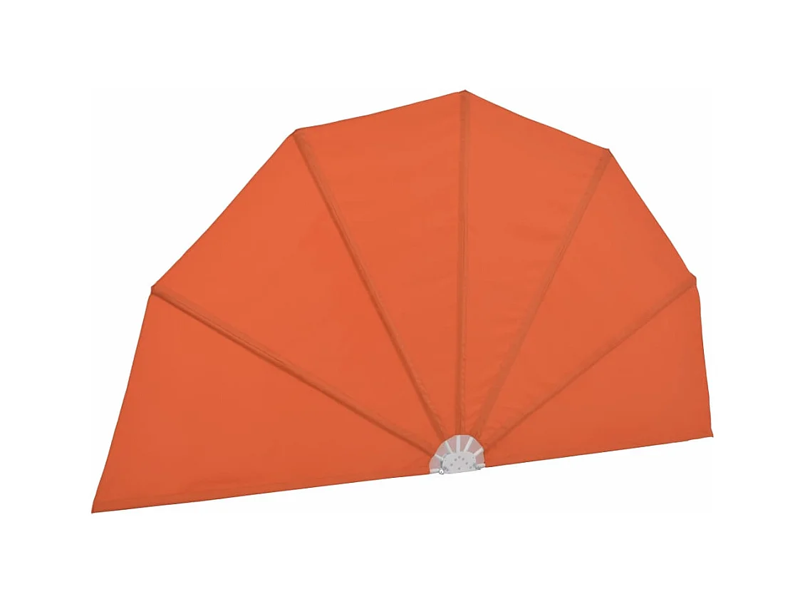 Auvent latéral pliable de terrasse Terre cuite 160cm