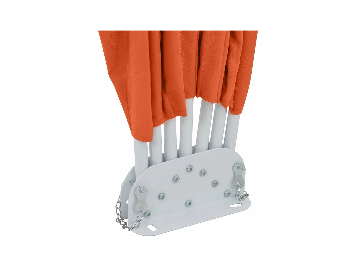 Auvent latéral pliable de terrasse Terre cuite 160cm