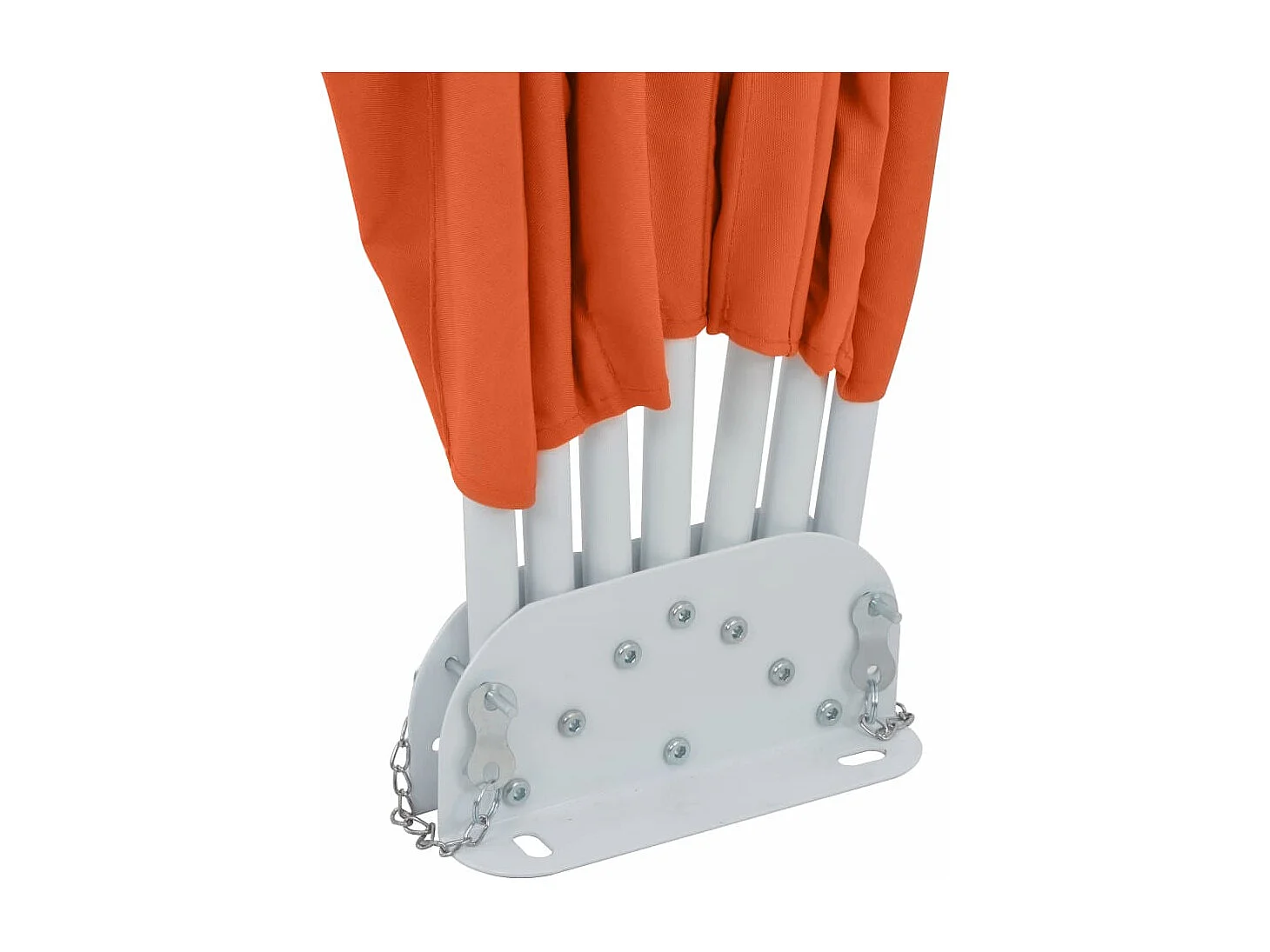 Auvent latéral pliable de terrasse Terre cuite 160cm