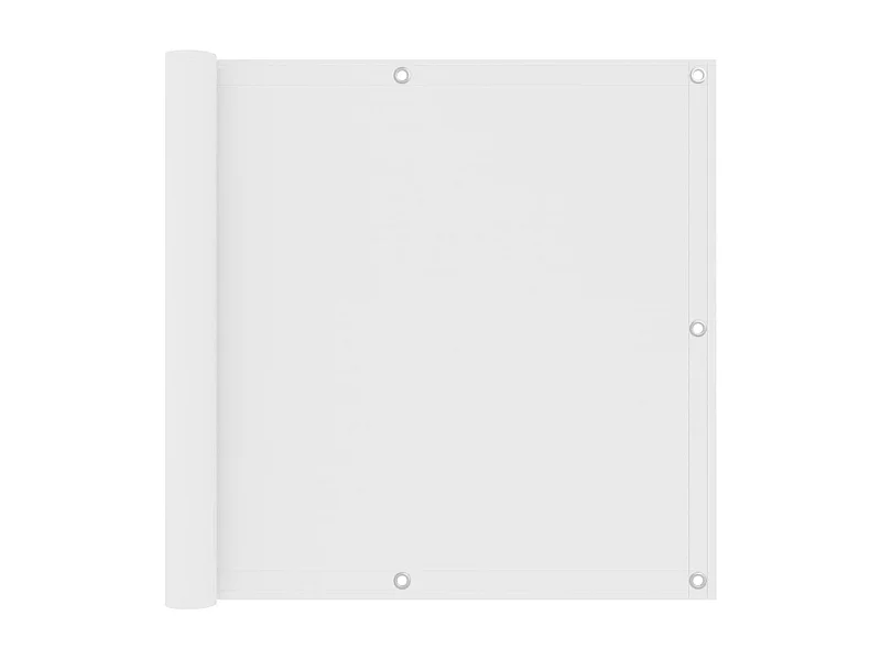 Écran de balcon Blanc 90x300 Tissu Oxford