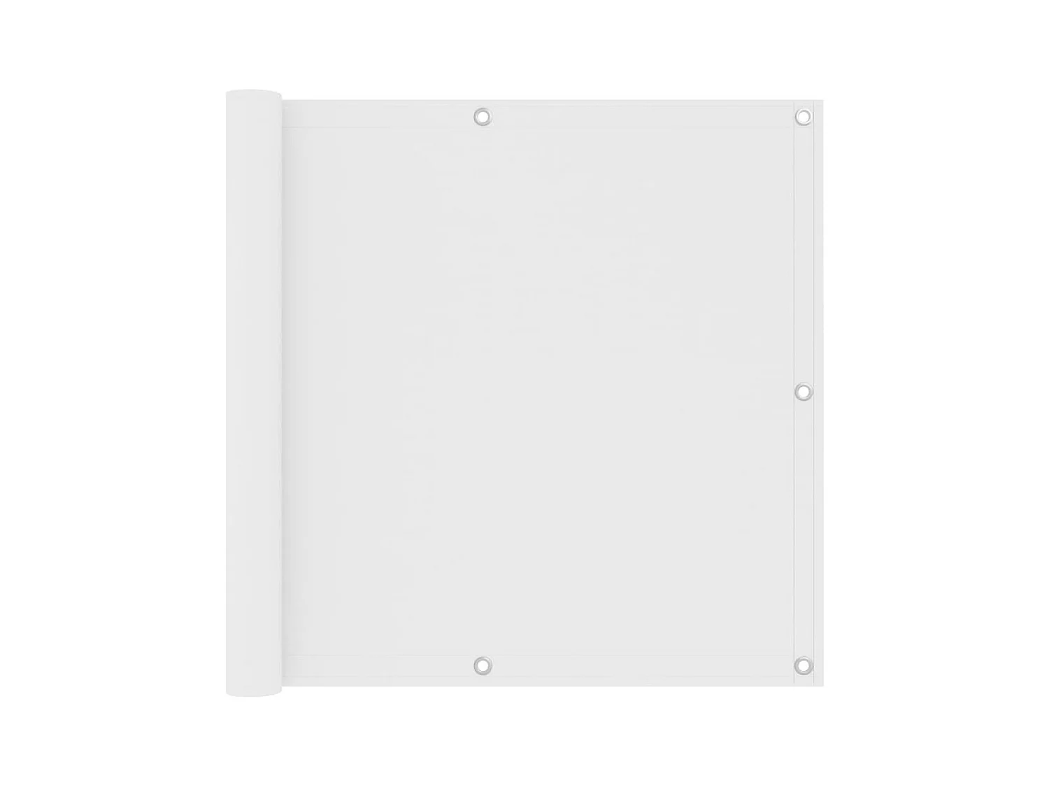 Écran de balcon Blanc 90x300 Tissu Oxford