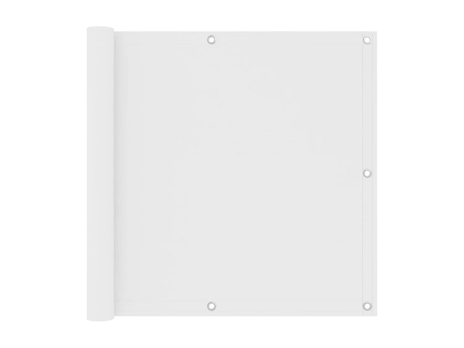 Écran de balcon Blanc 90x300 Tissu Oxford