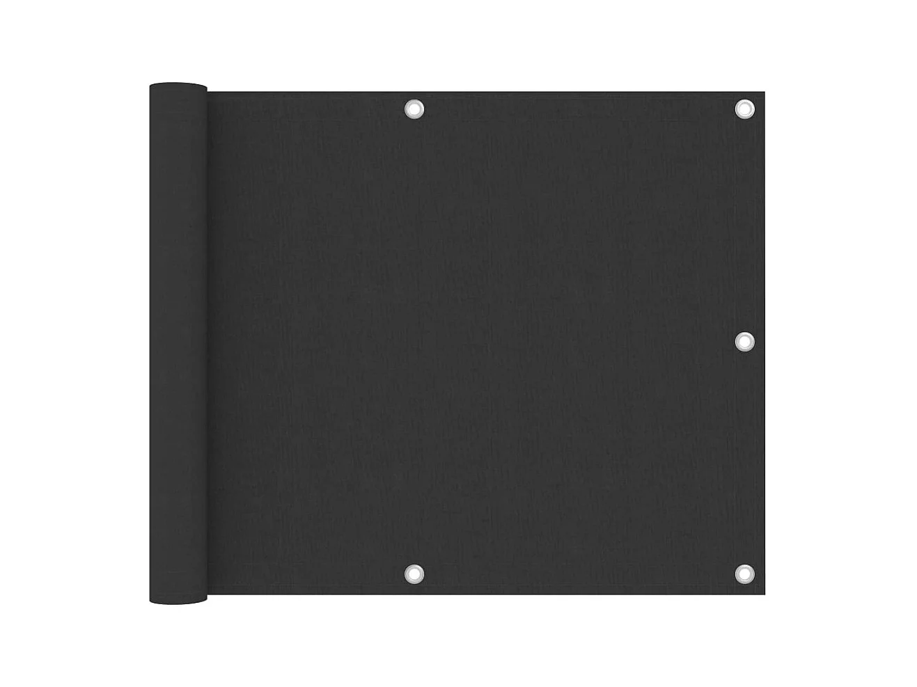 Écran de balcon Anthracite 75x500 Tissu Oxford