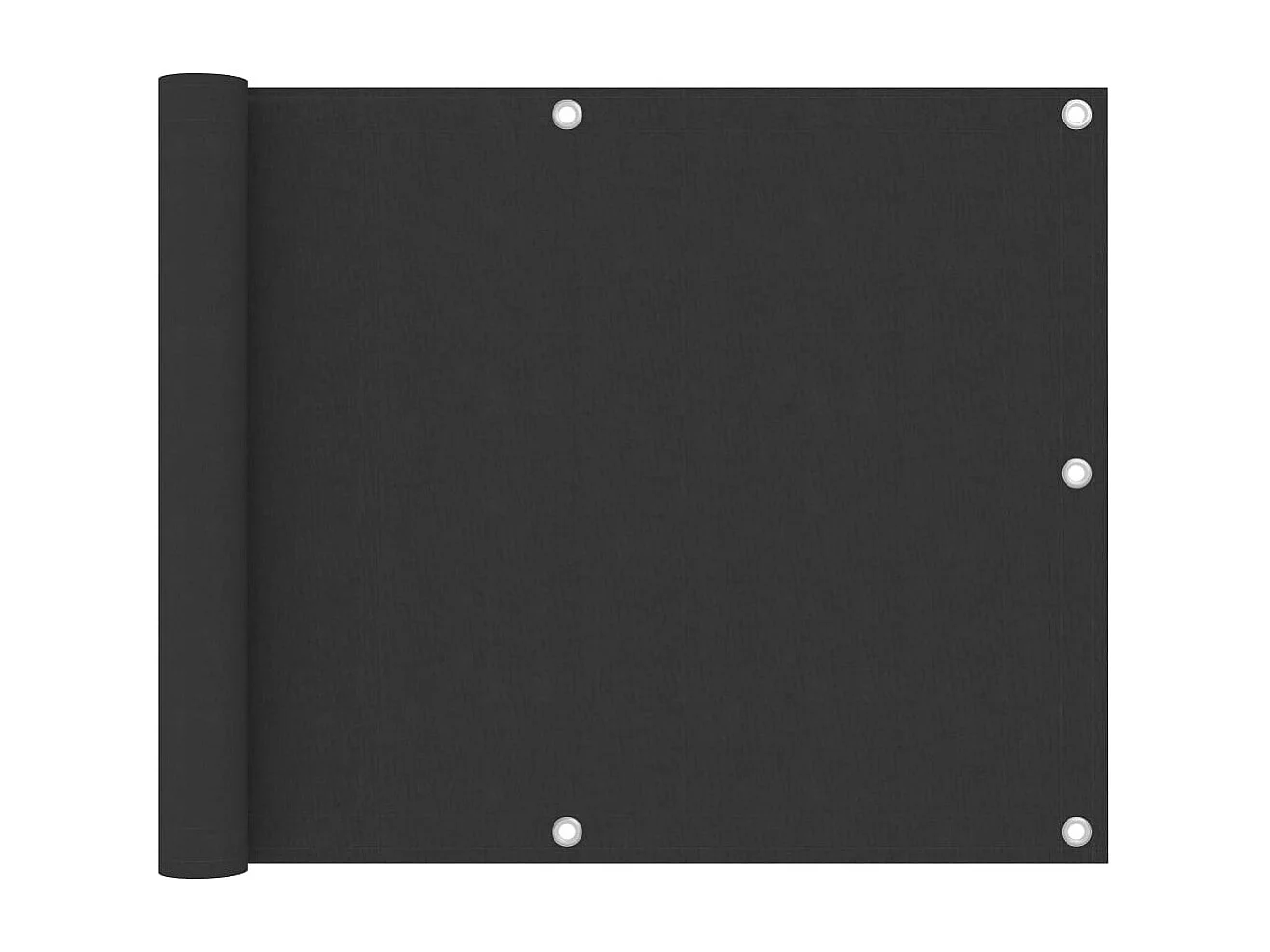Écran de balcon Anthracite 75x500 Tissu Oxford
