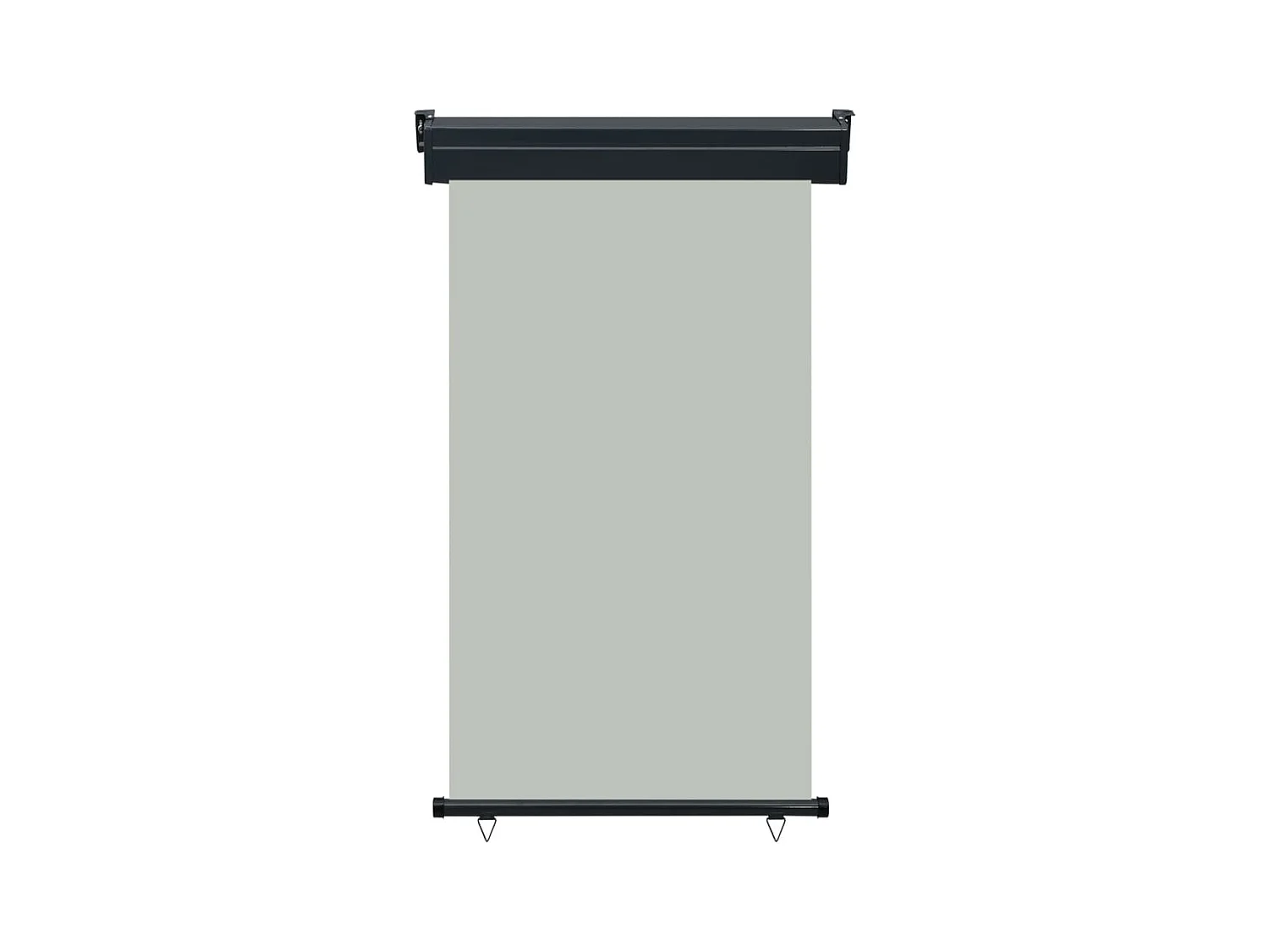 Auvent latéral de balcon 100x250 Gris