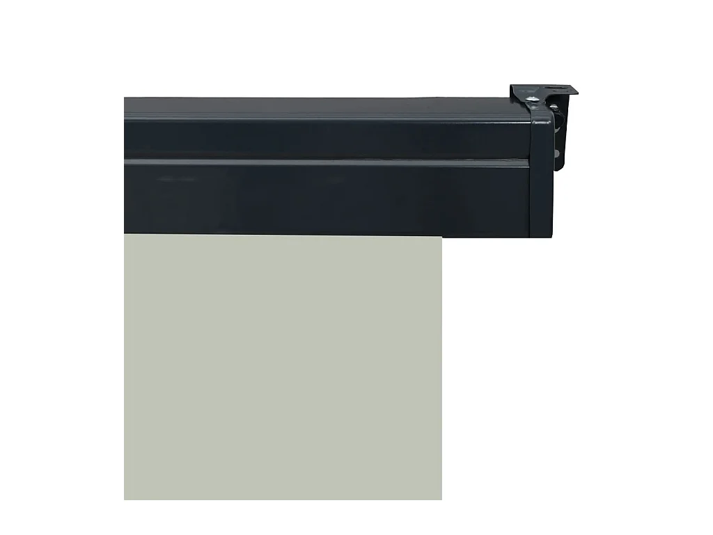 Auvent latéral de balcon 100x250 Gris