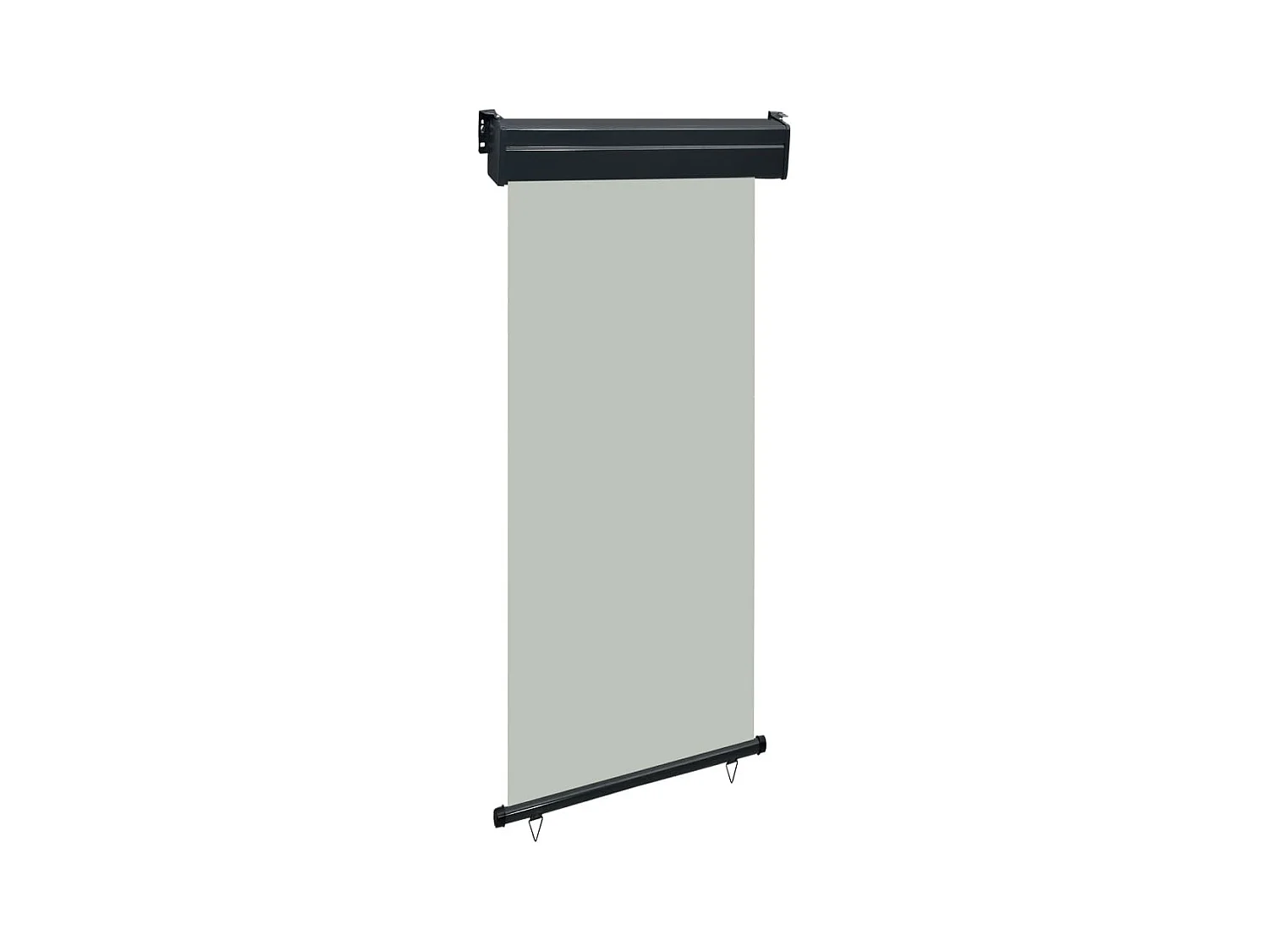 Auvent latéral de balcon 100x250 Gris