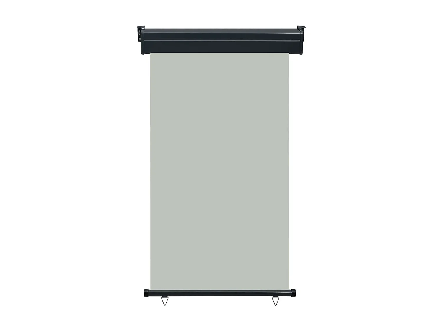 Auvent latéral de balcon 100x250 Gris