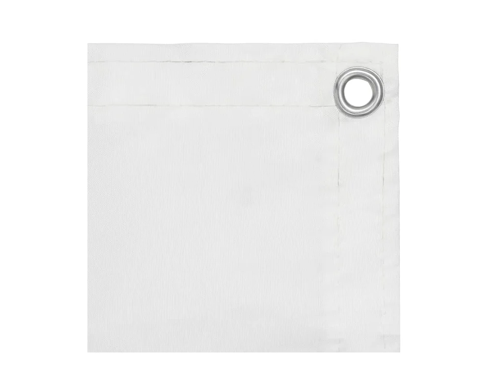 Écran de balcon Blanc 75x400 Tissu Oxford