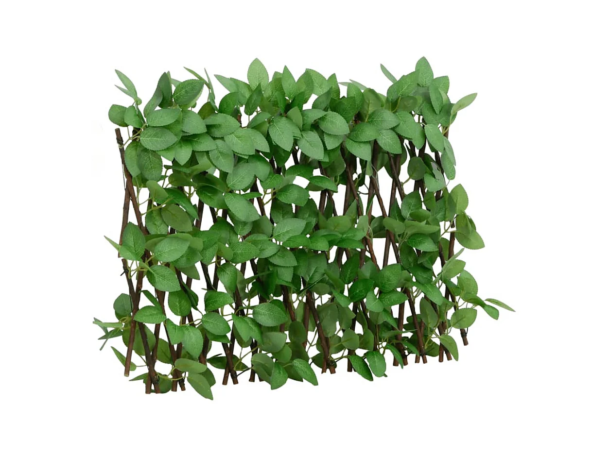 Treillis de lierre artificiel extensible 5 pcs vert 180x30