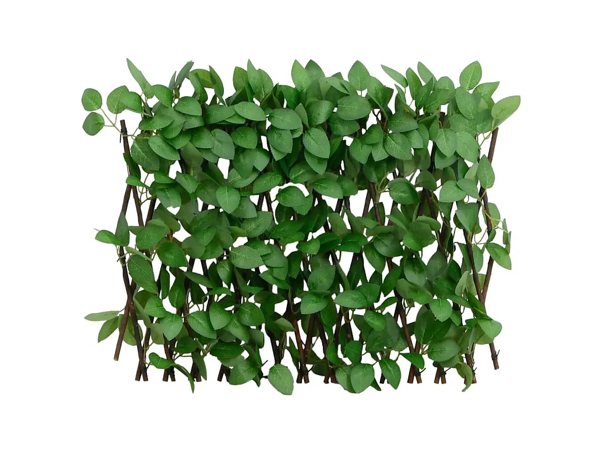 Treillis de lierre artificiel extensible 5 pcs vert 180x30