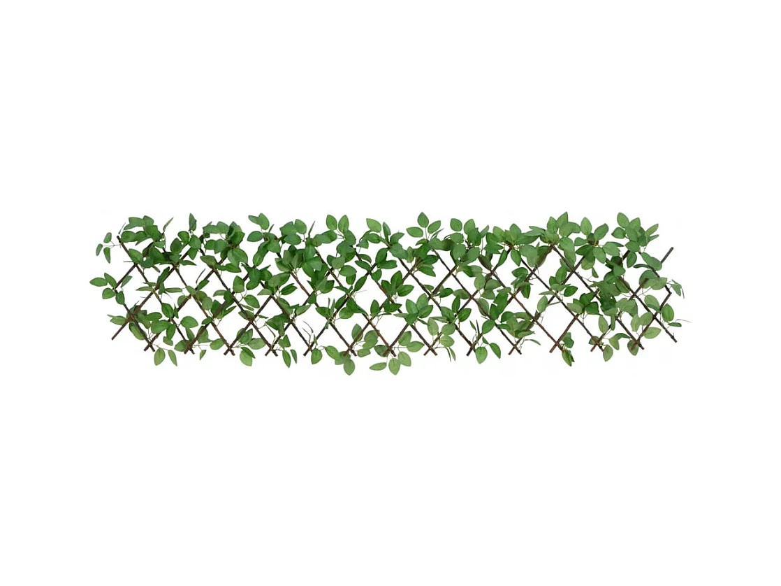 Treillis de lierre artificiel extensible 5 pcs vert 180x30