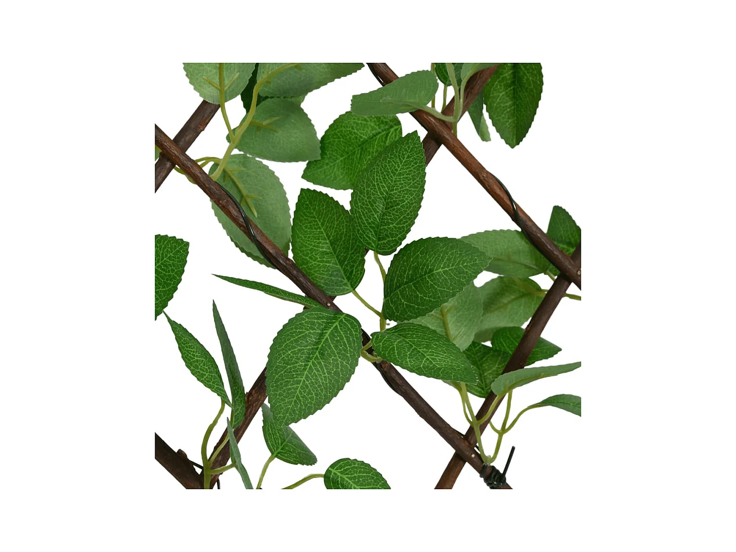 Treillis de lierre artificiel extensible 5 pcs vert 180x30