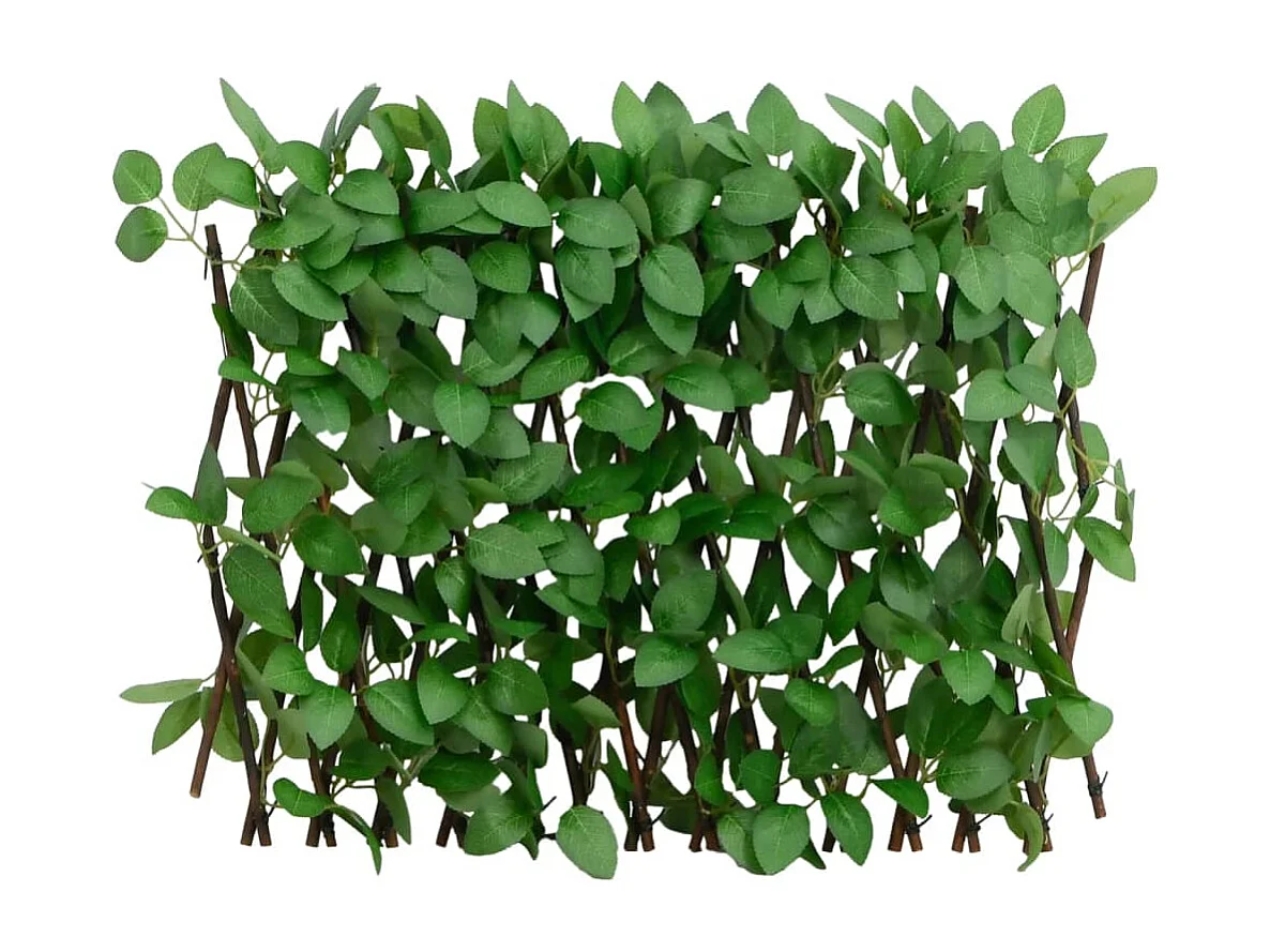 Treillis de lierre artificiel extensible 5 pcs vert 180x30