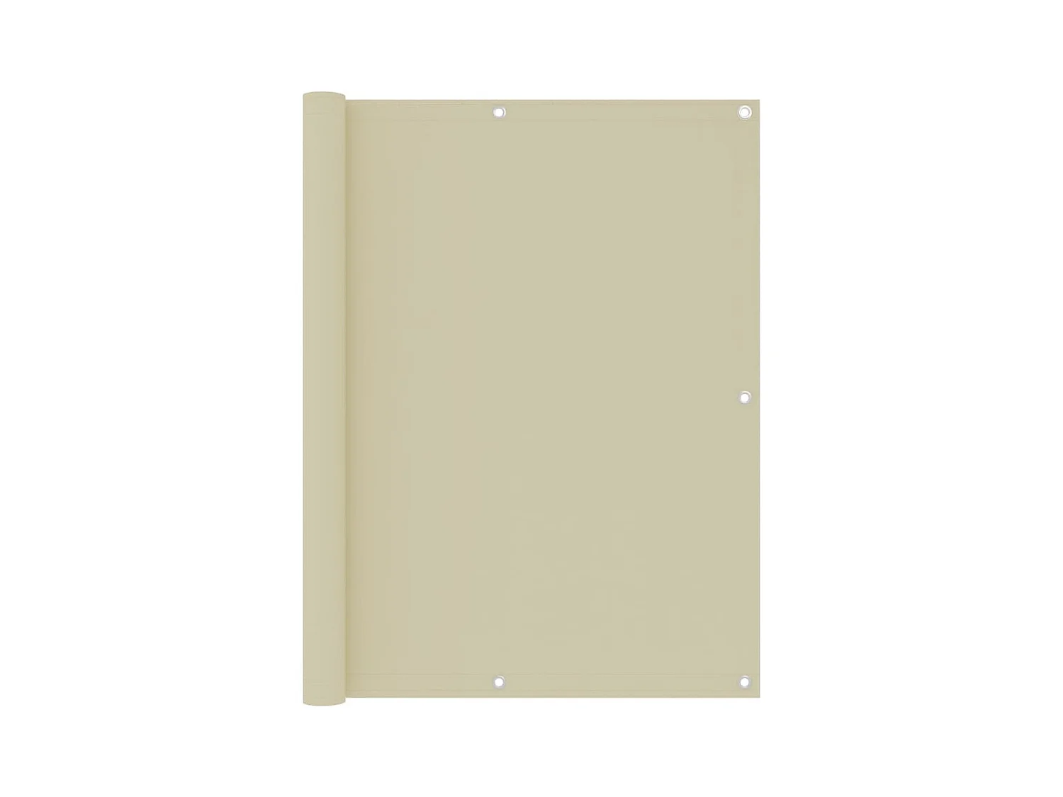 Écran de balcon Crème 120x500 Tissu Oxford