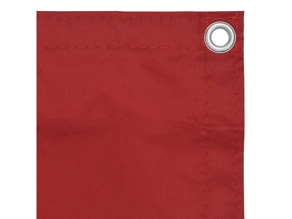 Écran de balcon Rouge 120x400 Tissu Oxford