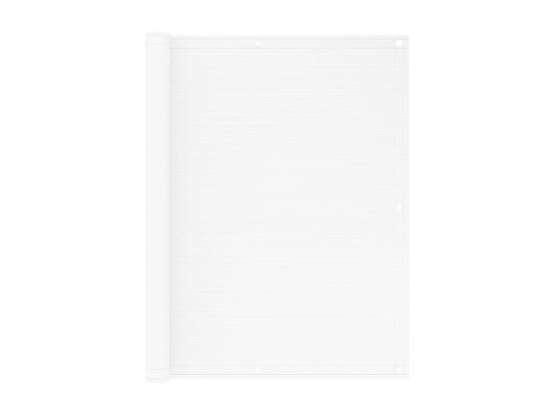 Écran de balcon Blanc 120x400 PEHD
