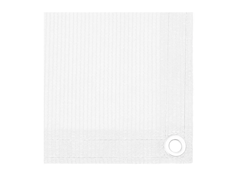 Écran de balcon Blanc 120x400 PEHD