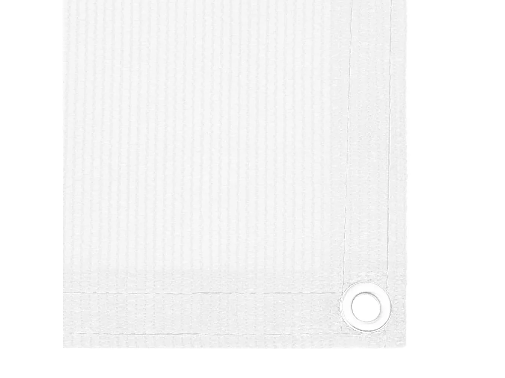 Écran de balcon Blanc 120x400 PEHD
