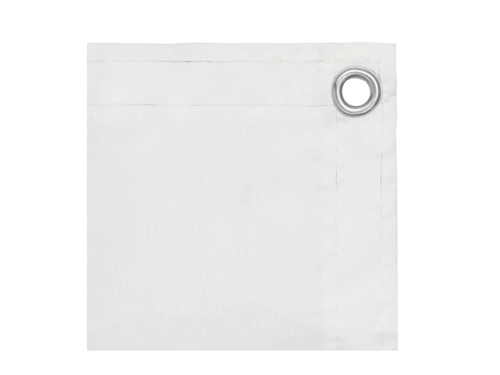 Écran de balcon Blanc 120x300 Tissu Oxford