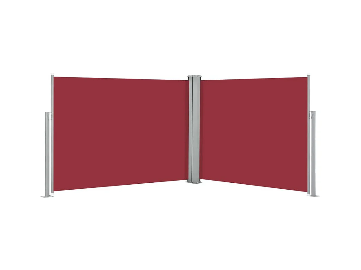 Auvent latéral rétractable Rouge 140x1000