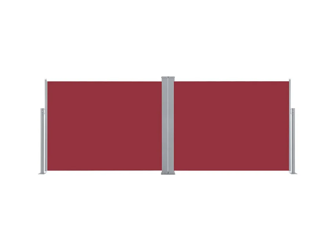 Auvent latéral rétractable Rouge 140x1000