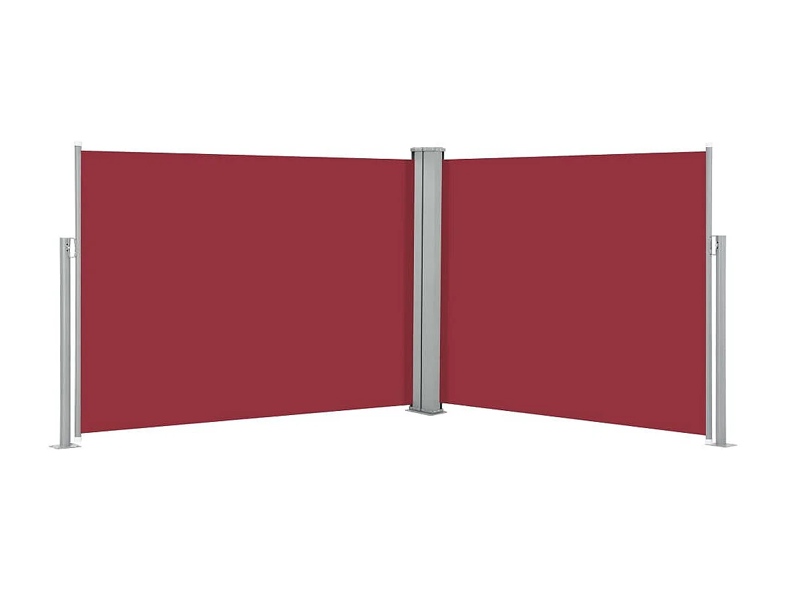 Auvent latéral rétractable Rouge 140x1000