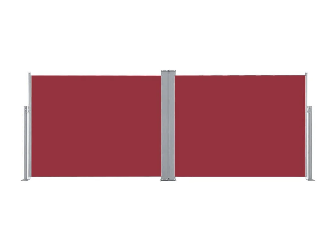 Auvent latéral rétractable Rouge 140x1000