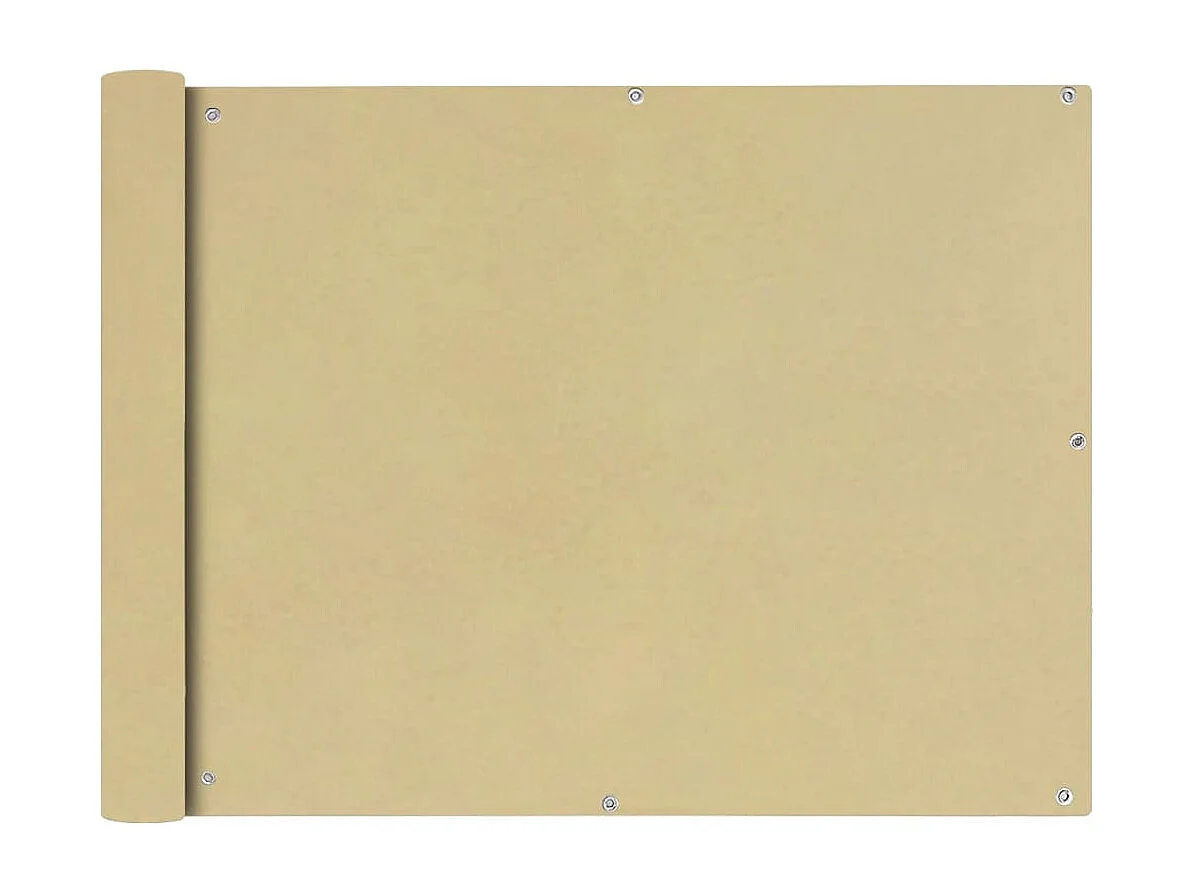 Écran de balcon en tissu Oxford 90x600 Beige