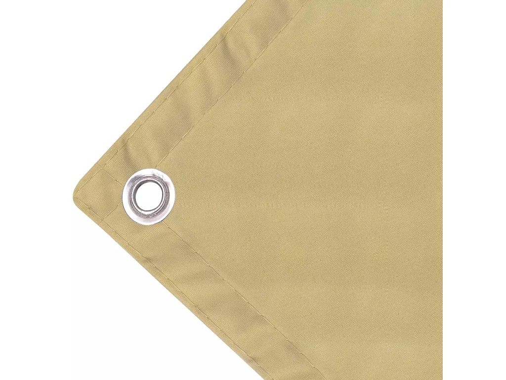 Écran de balcon en tissu Oxford 90x600 Beige