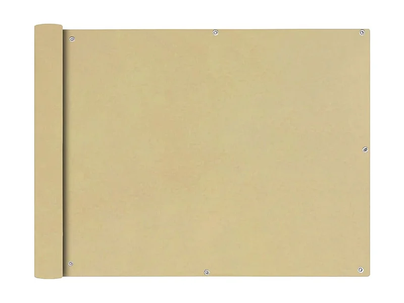 Écran de balcon en tissu Oxford 90x600 Beige