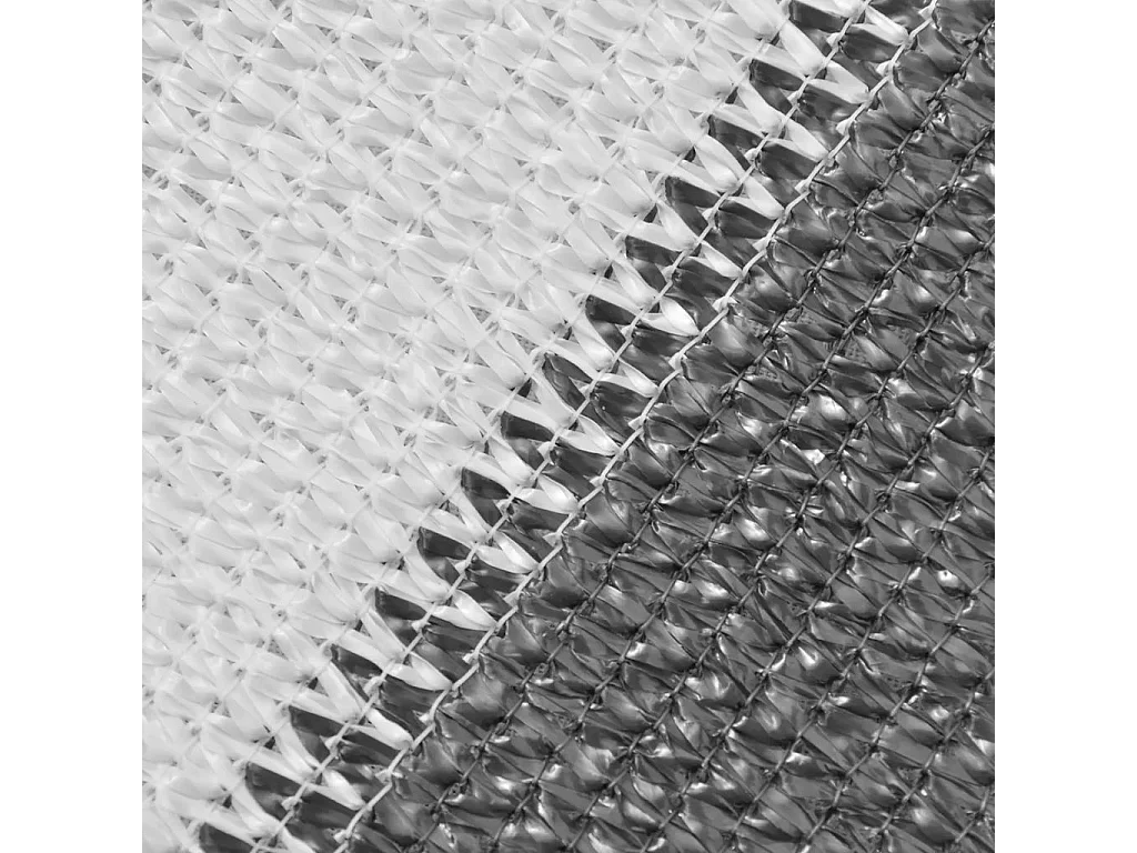 Écran de balcon en PEHD 75x400 Anthracite et blanc