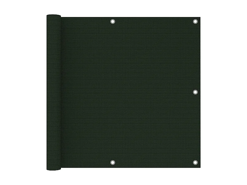 Écran de balcon Vert foncé 90x500 PEHD