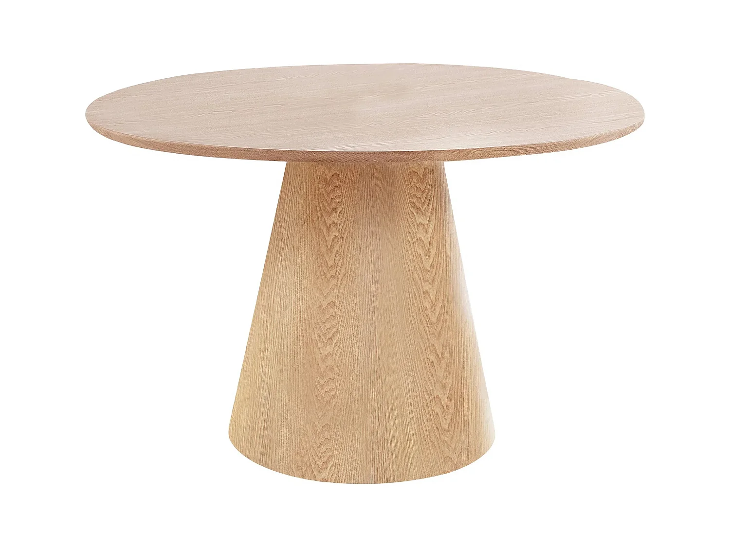 Table à manger ronde BOLTON Ø120cm – Élégance naturelle et format convivial-Beige