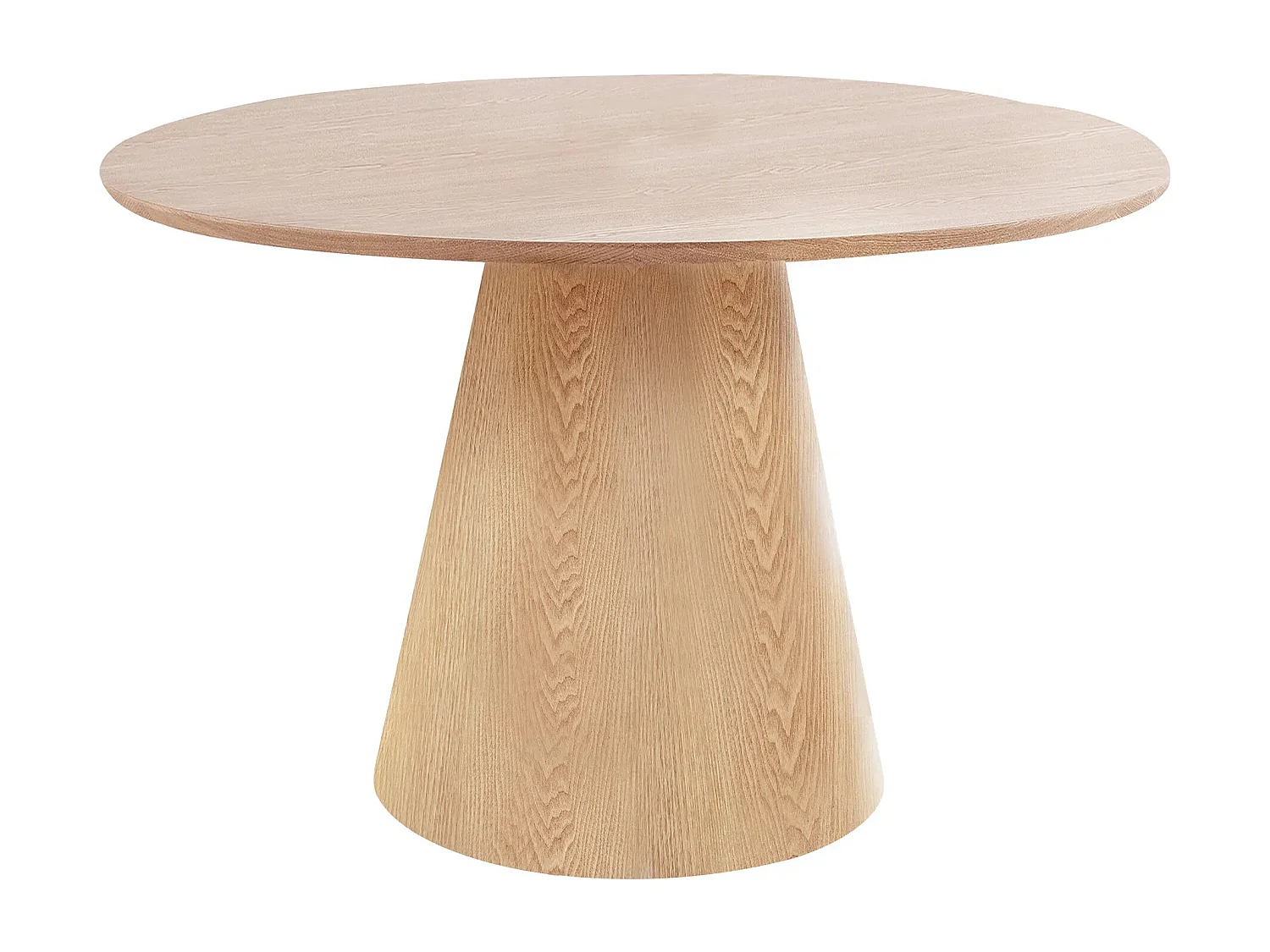 Table à manger ronde BOLTON Ø120cm – Élégance naturelle et format convivial-Beige