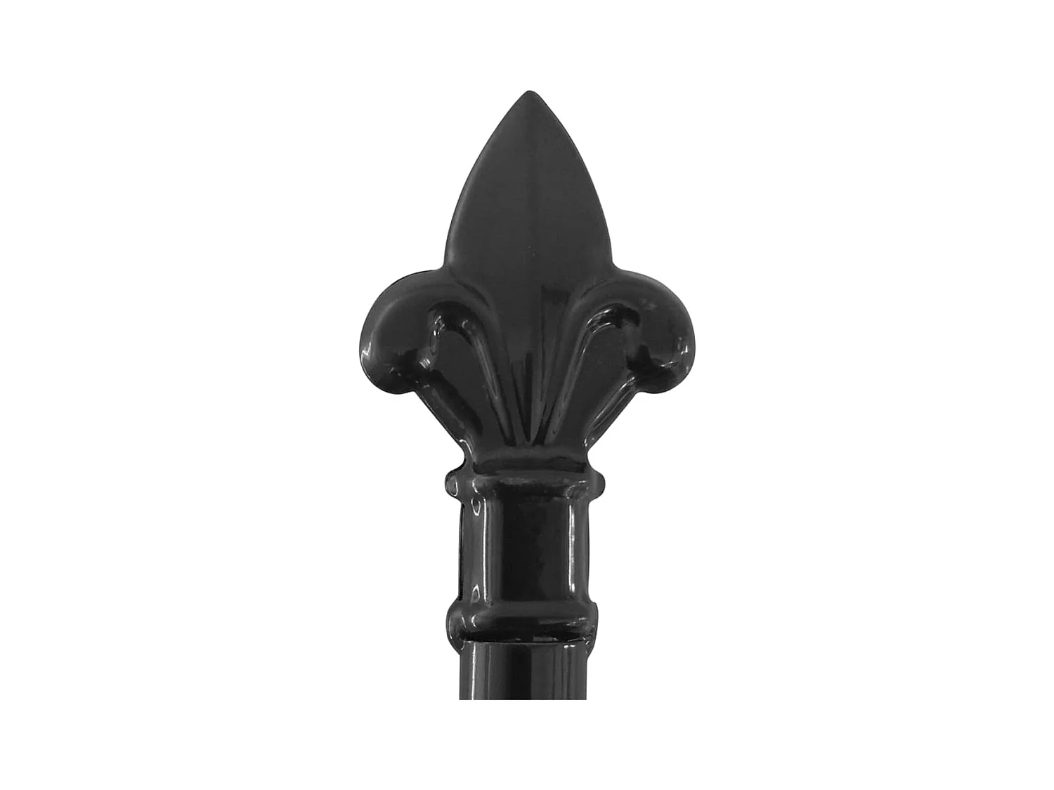 Double portail avec haut sous forme de lance 400x248