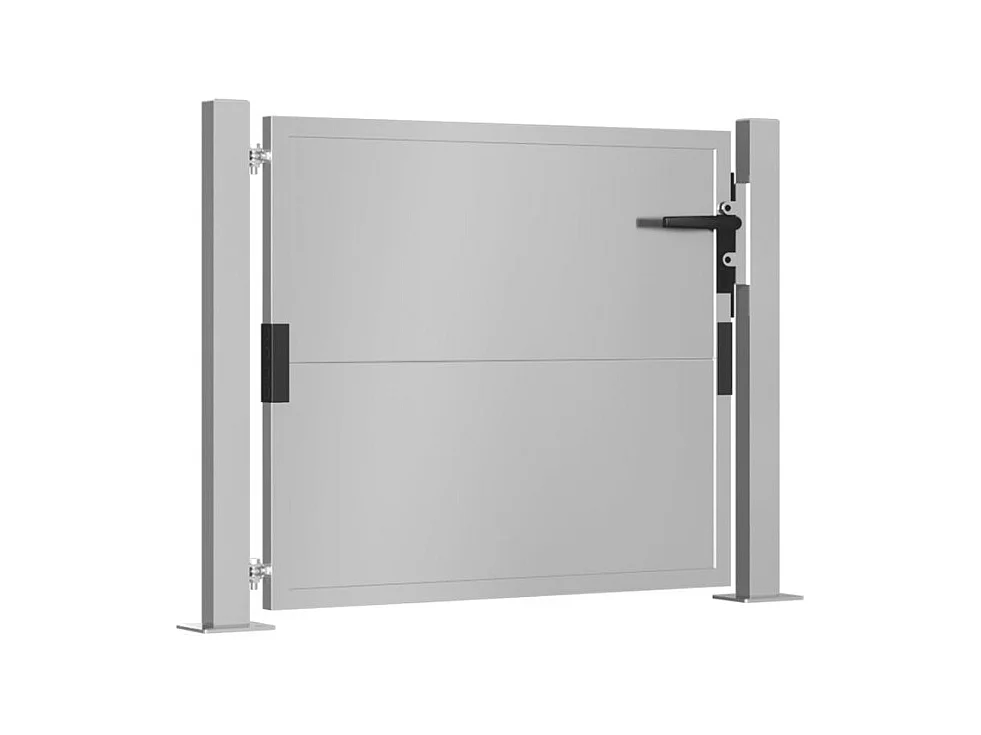 Portail de jardin 105x105 acier corten