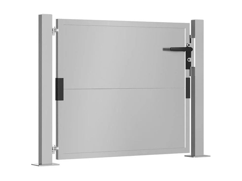 Portail de jardin 105x105 acier corten