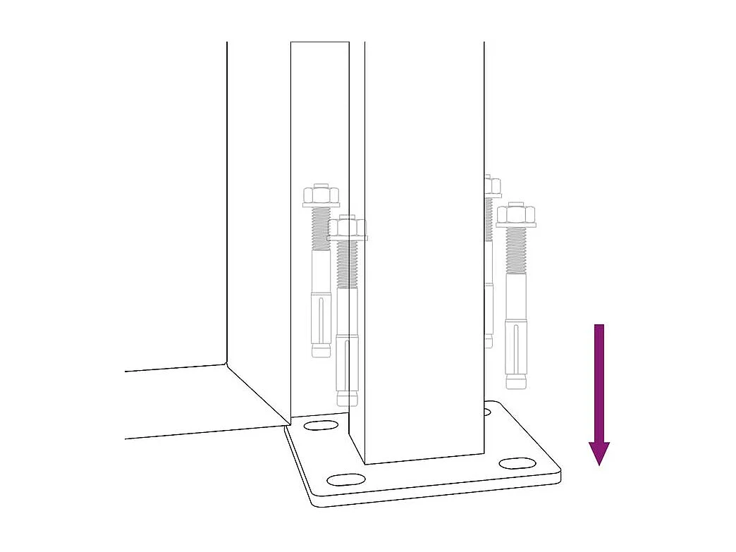 Portail de jardin 105x105 acier corten