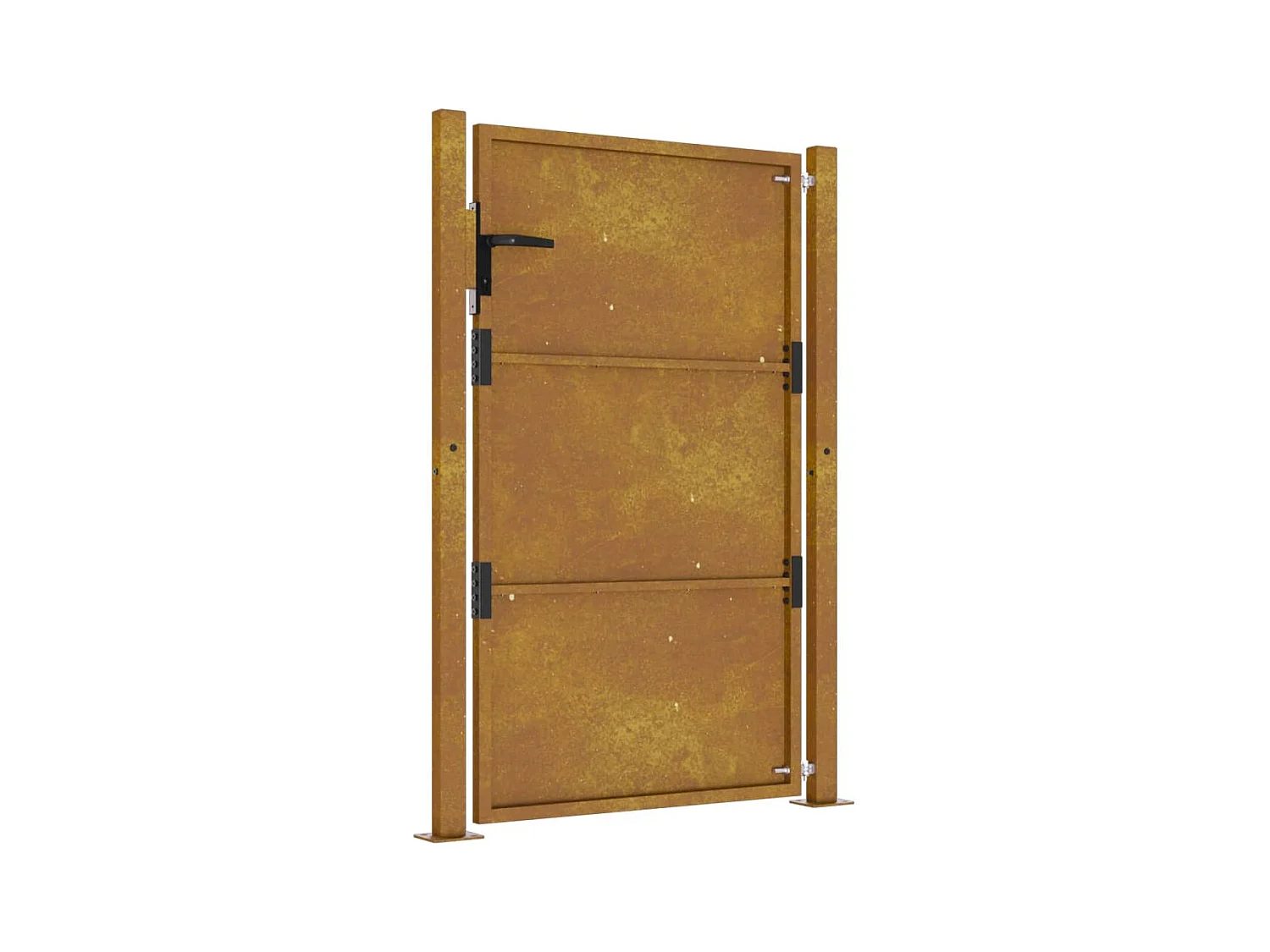 Portail de jardin 105x155 acier corten