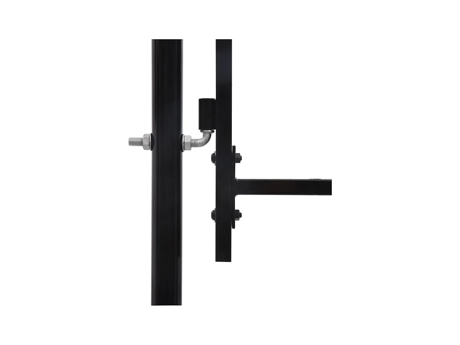 Portail de jardin Acier 2 x 4 m Noir