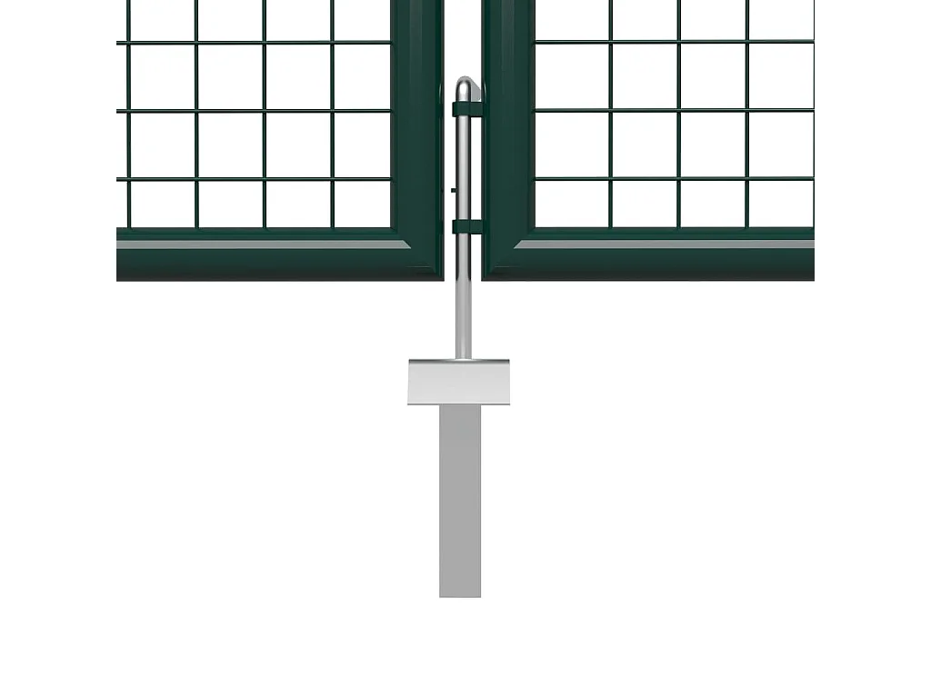 Portail de jardin Acier 500x75 Vert