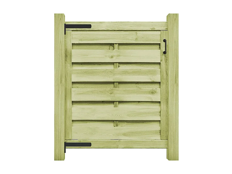 Portillon Bois de pin imprégné 100x100 Vert 2