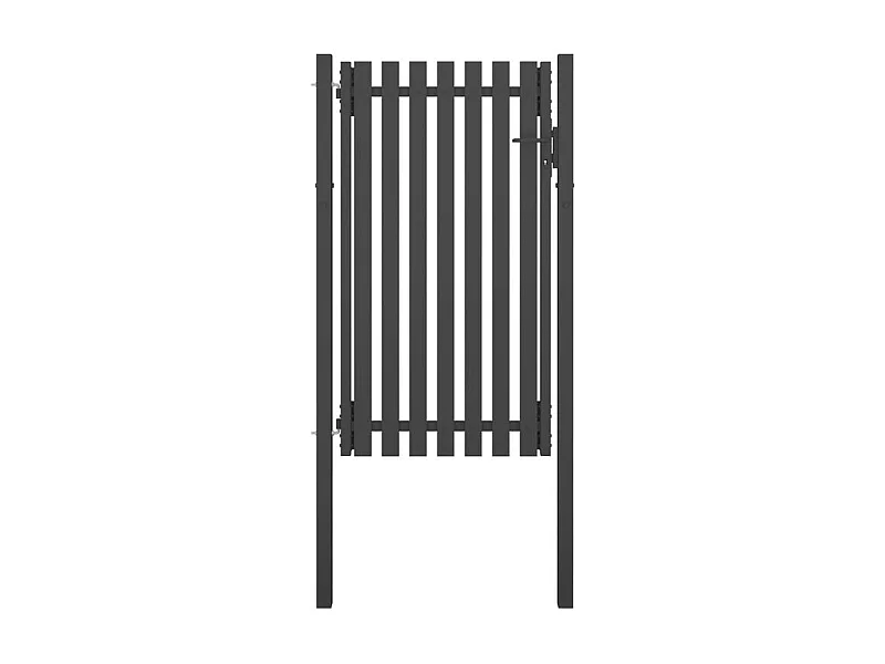 Portail de clôture de jardin Acier 1x2,25 m Anthracite