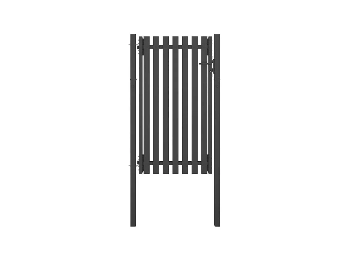 Portail de clôture de jardin Acier 1x2,25 m Anthracite
