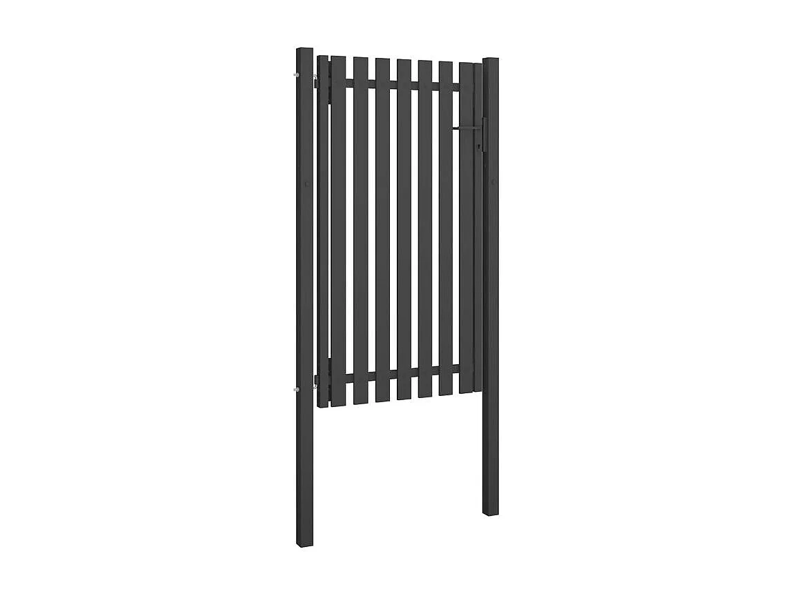 Portail de clôture de jardin Acier 1x2,25 m Anthracite