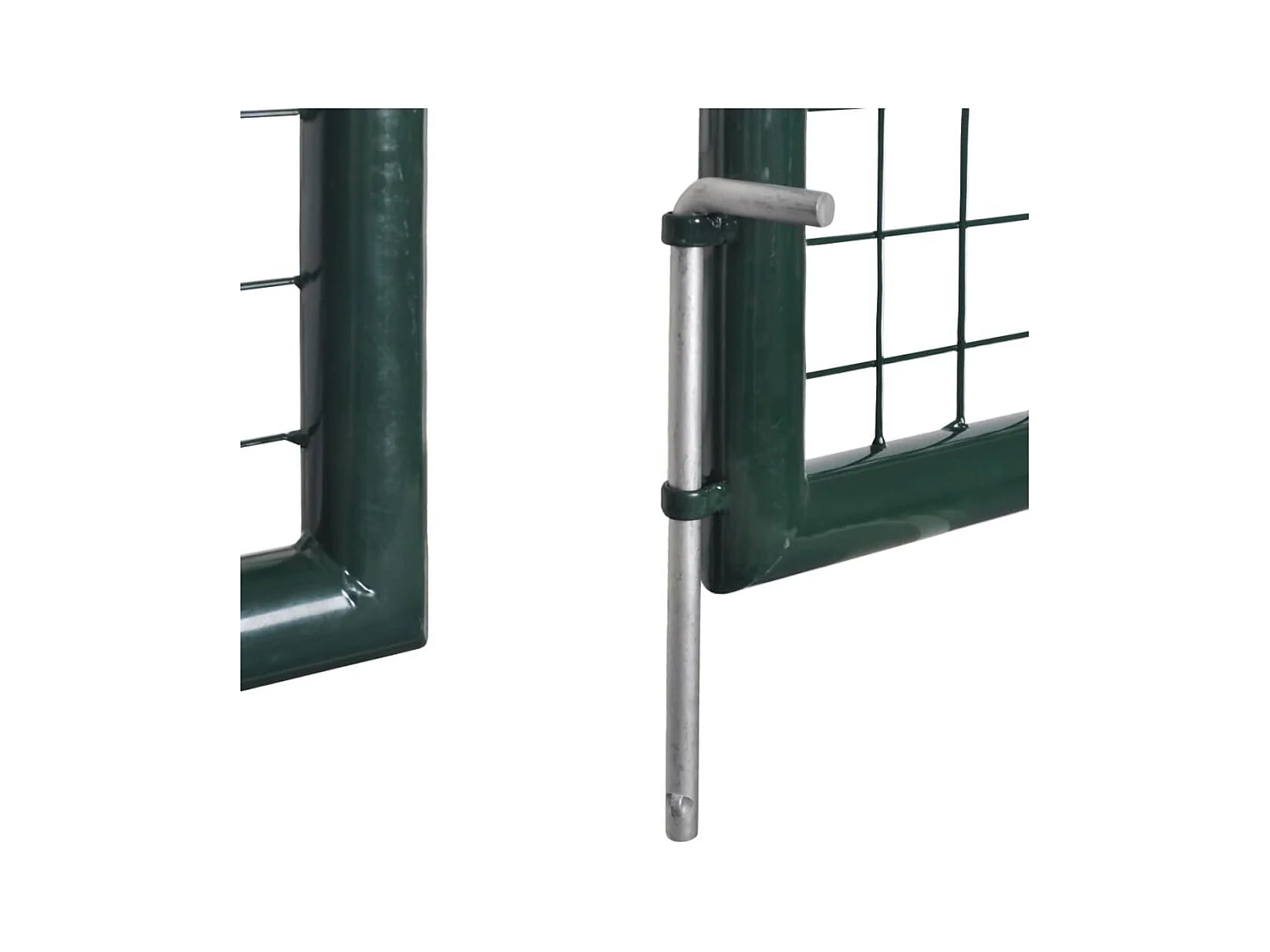 Portail de clôture Acier 306x175 Vert