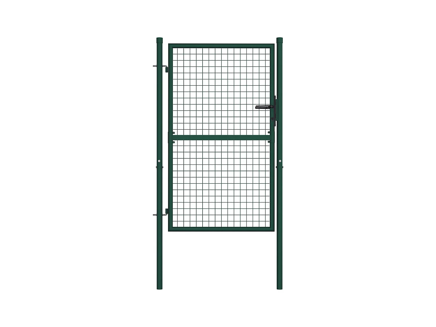 Portail de clôture Acier 100x125 Vert