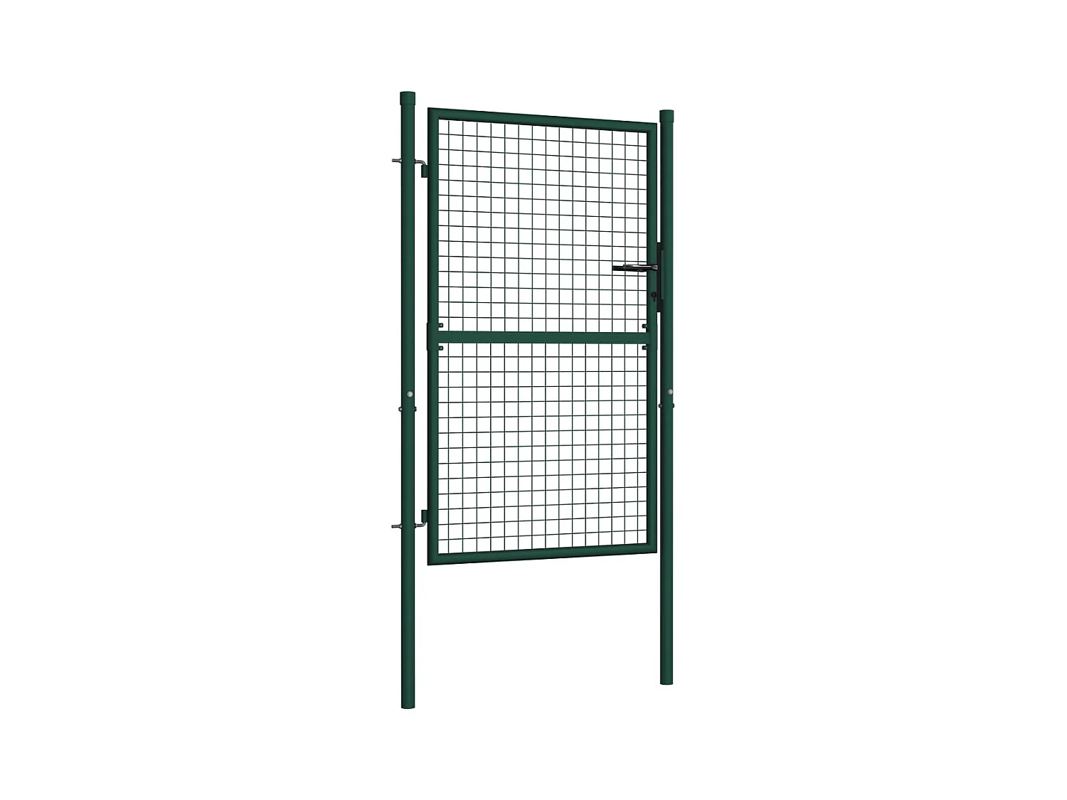 Portail de clôture Acier 100x125 Vert